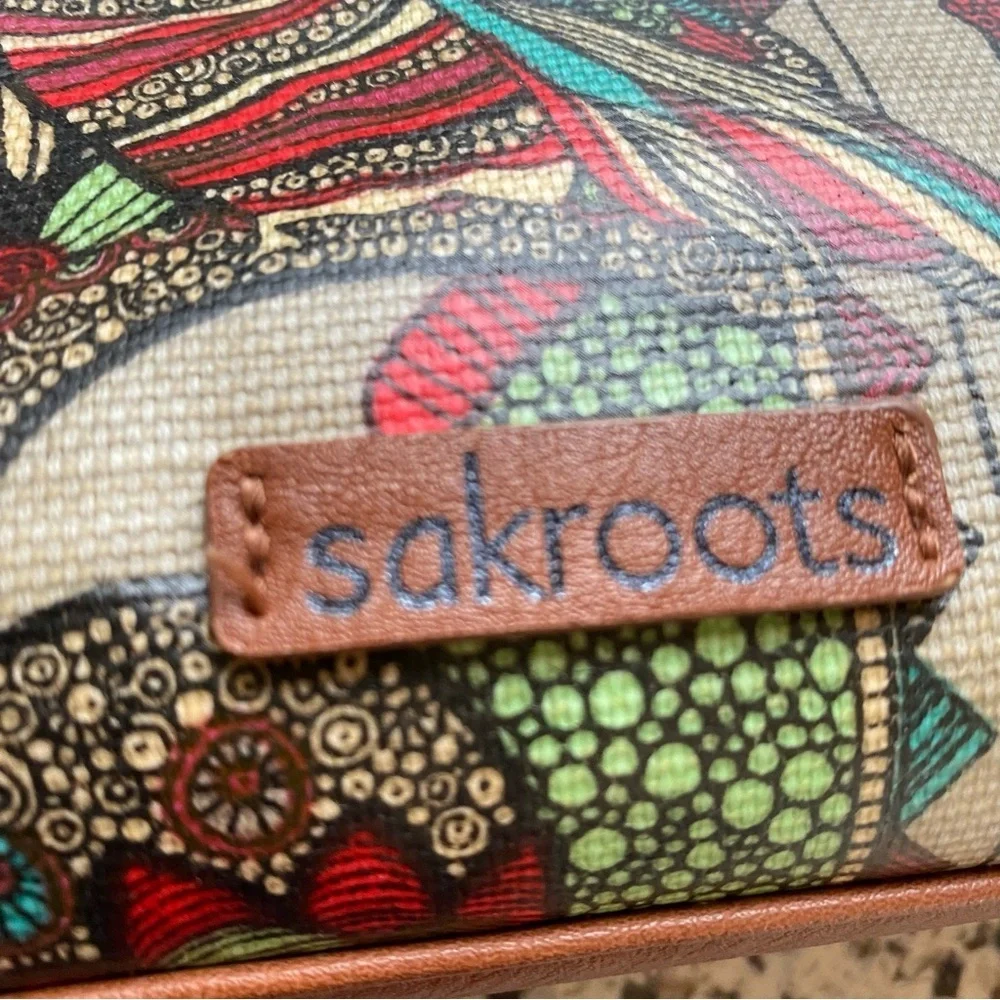 SAKROOTS by THE SAK Owl Print Crossbody Bag